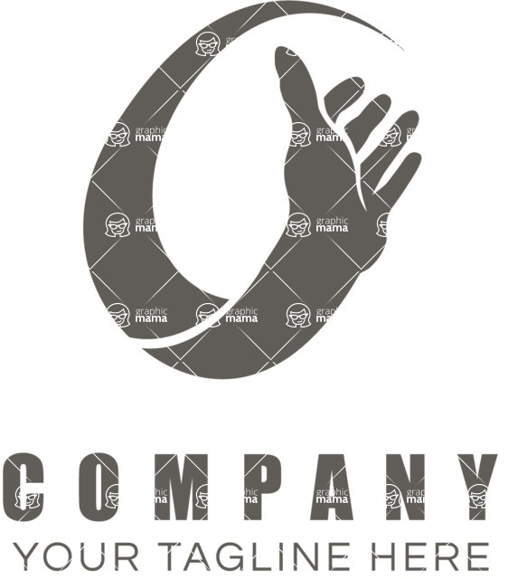 Business Logo Templates - vector graphics in a pack from GraphicMama - Community Logo Design with Helping Hand